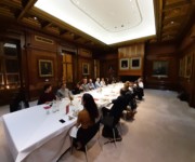 Conference dinner at the Royal Society